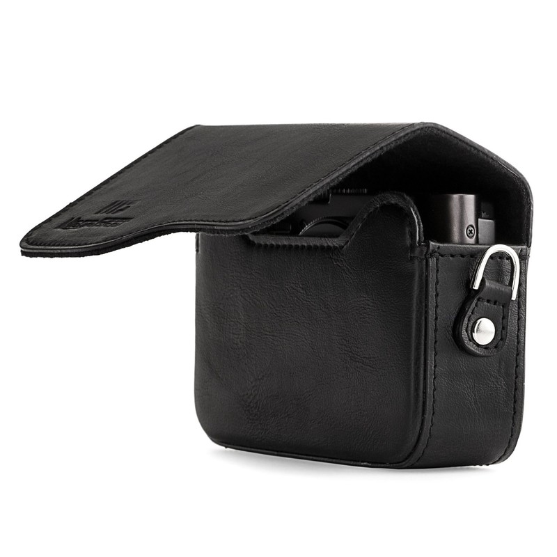 MegaGear Protective Leather Black Camera Case, For Canon PowerShot G9