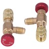 2PCS Refrigeration Control Valve 1/4SAE Male Thread 5/16SAE Female Thread