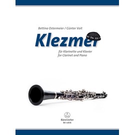 Klezmer für Klarinette und Klavier: Partitur mit eingelegter Stimme