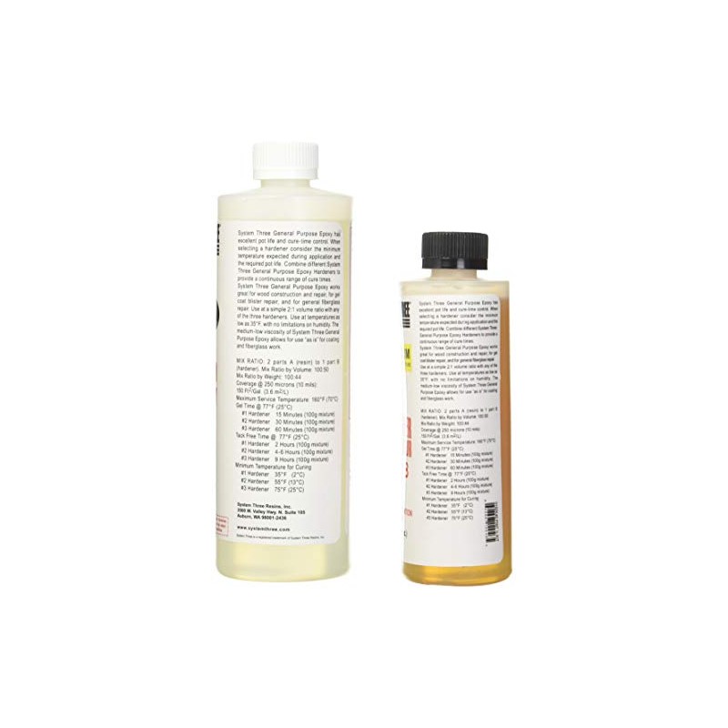 System Three General Purpose Epoxy Resin with #2 Medium Hardener,