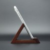Black Walnut Triangle Wooden Smartphone Stand