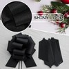 Black Bows for Gift Wrapping, 5 PCS Black Gift Bow,