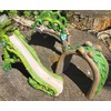 Outdoor Fairy Garden Accessories 10cm Bridge Slide Arch Ornaments (Set