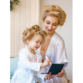 8Pcs No Bend No Crease Hair Clips - Styling Duck Bill Clips Alligator Hair Barrettes for Styling Sectioning, Small Gifts for Women Girl Salon Hairstyle Hairdressing Bangs Waves Makeup, White