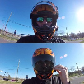 TERAISE Motorcycle Riding Glasses Safety Ski Goggles Adjustable UV Protective Windproof Dustproof Anti Fog Sunglasses for Various outdoor sports (Green)