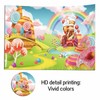Qian Lollipop Backdrops Cartoon Candy Photo Rainbow Studio Props Booth