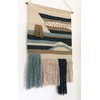 Primitives by Kathy Seaside Woven Wall Hanging, Handmade Bohemian Fringe