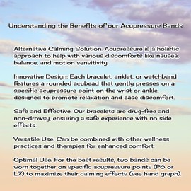Adjustable Aromatherapy Acupressure Band - Rose Essential Oil Scented Wristband for Stress Relief, Relaxation, and Emotional Wellness (XS 6, Rose)