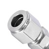 sourcing map Compression Tube Fitting 3/8" Tube OD x 3/8"