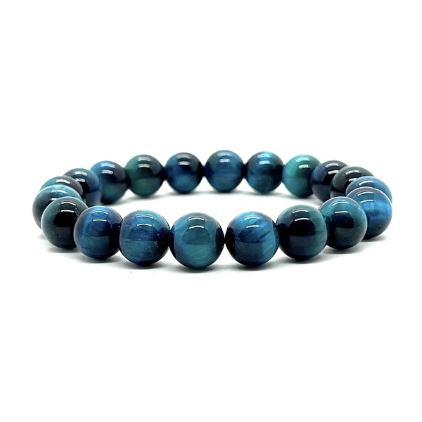 AWAKEN YOUR KUNDALINI Tiger's Eye Stretch Bracelet, 8mm Beads, Gemini
