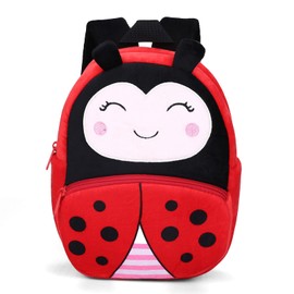 VINBAGGE Children's Backpack Nursery Bag Crib Birthday Gift for Baby Bag Animals School Cartoon Cute for Baby Girls Boys 1-3 Years, Red-101, Modern