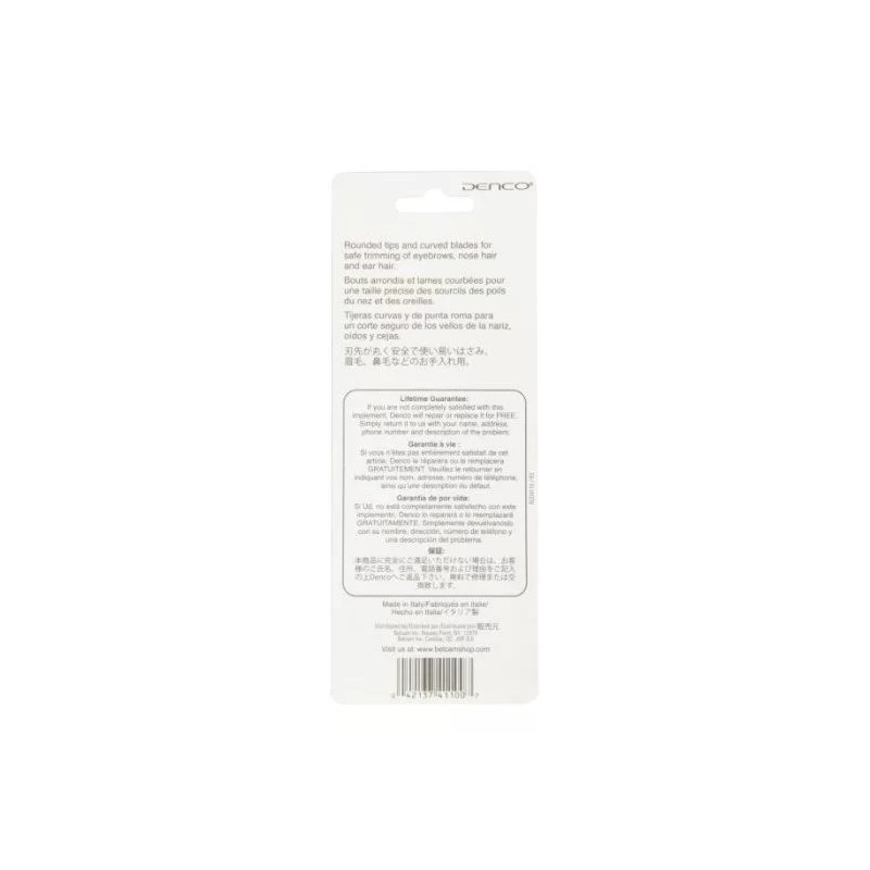 Denco Tijeras Para Cejas Y Vello Facial