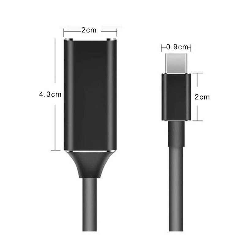 Type C to HD Multimedia Interface Adapter 4K Aluminum Alloy