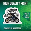 2-Pack Built for Speed Stickers - Custom Motorcycle Decal -