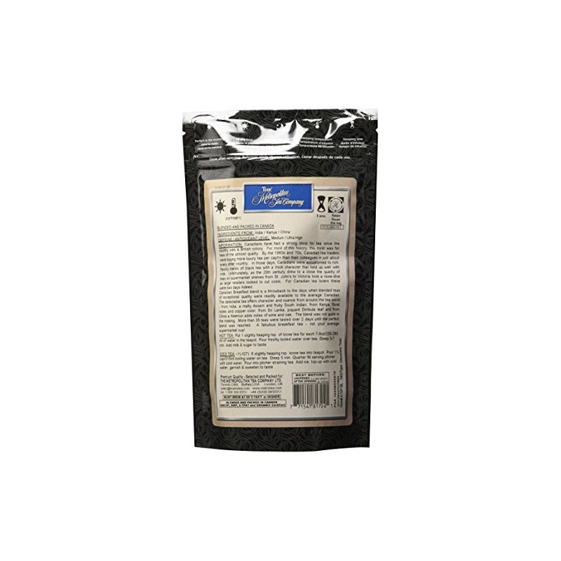 Metropolitan Tea Discovery Loose Tea Pack, Canadian Breakfast Specialty, 100gm