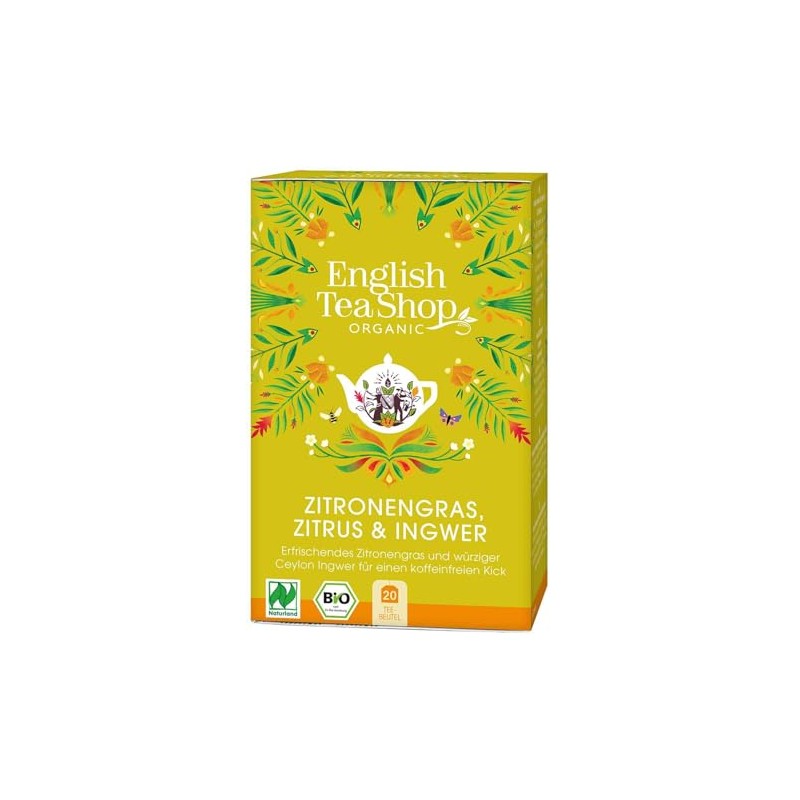 English Tea Shop Lemongrass Ginger & Citrus Fruits Organic ,20