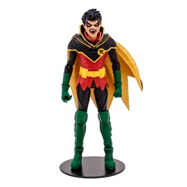 McFarlane DC Multiverse Robin Damian Wayne Sculpture Classic, Golden Label, Movable Figure 18 cm with Original Design, Flight Base, Trading Card and Accessories, +12 Years, Bizak (64387111)