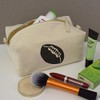 'Rugby Ball' Canvas Wash Bag/Makeup Case (CS00004576)