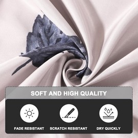 Heirloom Haven Fall Blue Pumpkin Tablecloth 60x48 Inch Rectangular，Leaves Thanksgiving Autumn Harvest Stain Resistant Table Cover for Holiday Party Picnic Dinner Farmhouse Decoration