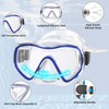 MELUMILU Snorkeling Gear for Adults, Dry Snorkel Set 180° Panoramic