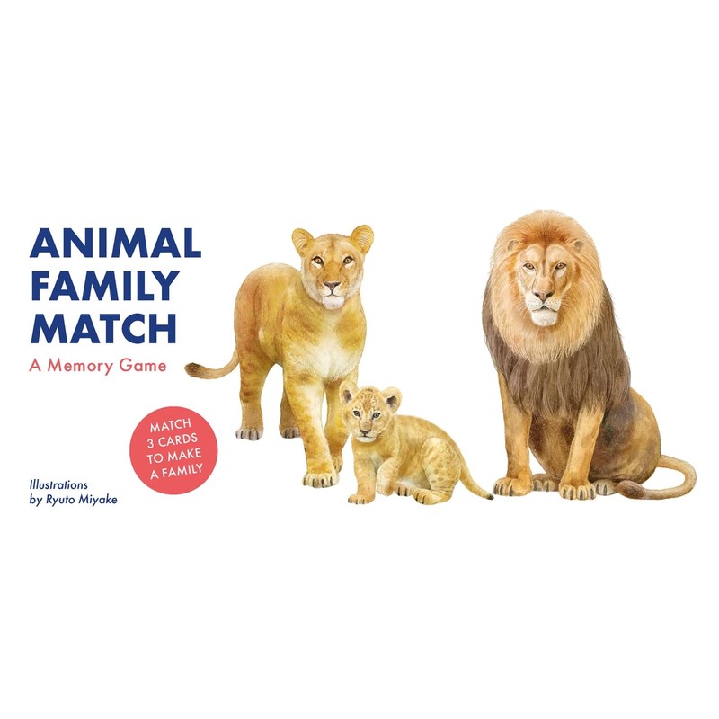 Laurence King Animal Family Match: A Matching Memory Game