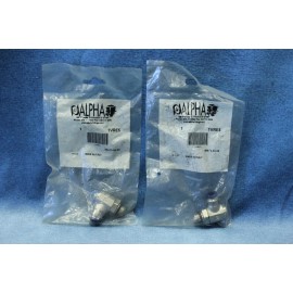 Alpha LOT OF 2 New Alpha Pipe Fittings 1VRE5
