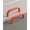 funifiti 5 Pack Orange Handle Closet Drawer Cabinet Children's Bedroom