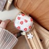 MINSCOSE Compatible with AirPods 4 Clear Case,Cute Cartoon Flower Pattern