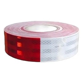 Cinta Reflejante Barricada 3m Rojo 11 Blanco X 7 Rojo Pulg Blanco/rojo Reflejante