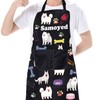 ENSIANTH Samoyed Aprons Samoyed Lover Gifts Samoyed Kitchen Aprons With
