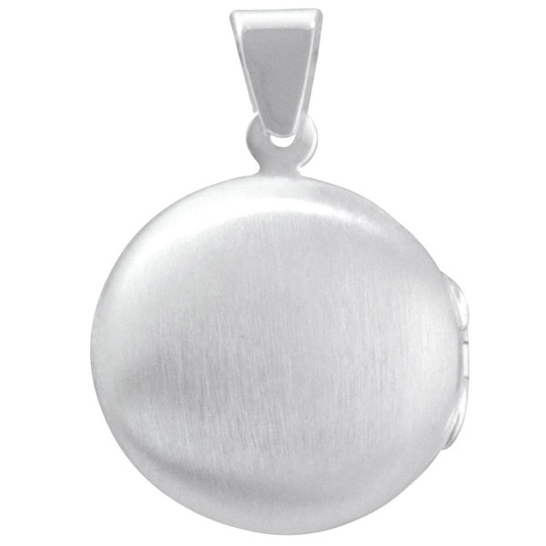 Vinani AMRU-EZ Round Pendant Locket Round Plain Matt Shiny for