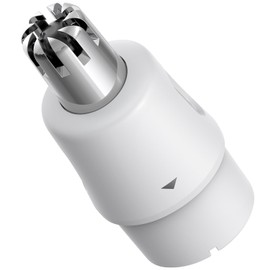 Trimcoo Trimcoo Genuine Magnetic Replacement Nose Hair Blades - Only Fit for H1 & H3 Body Hair Trimmer, Electric Nose & Ear Hair Trimmer, Easy Snap-On & Rinseable, Durable Stainless Steel, 1 Pack (White)