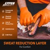 EPPCO Orange Safety Pro 8-Mil Dual Layer Nitrile Gloves, Disposable,