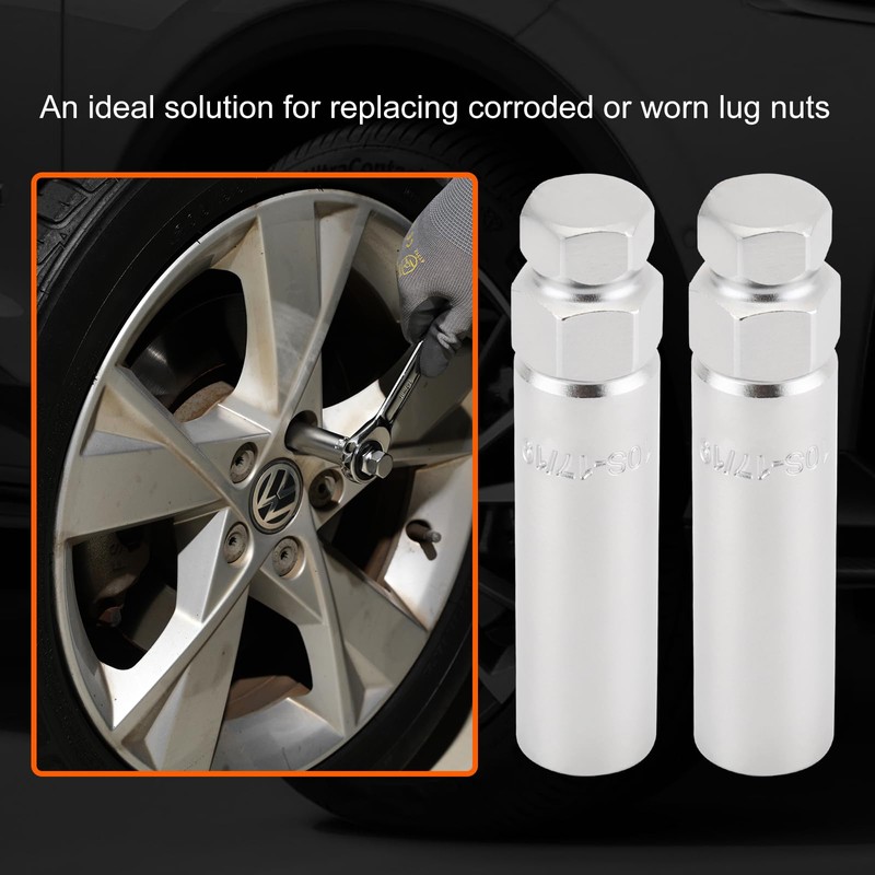CASOMAN 2-Piece 10 Spline Lug Nut Key, Wheel Lock Removal