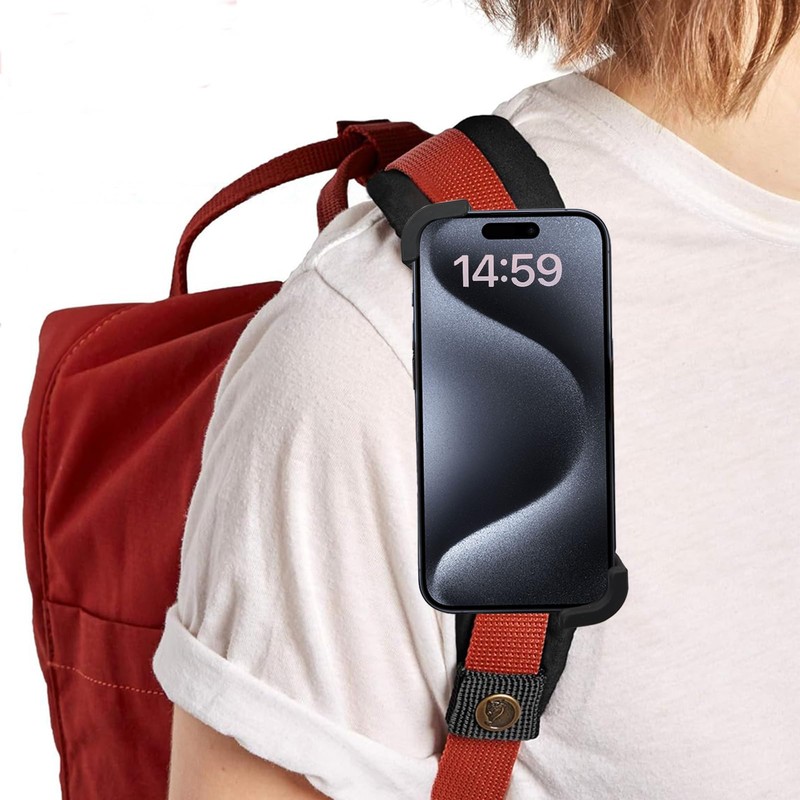 TOOLIN Phone Holder for Backpack Strap,Backpack Strap Clip for Phone,Phone