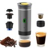 Irishom Portable Coffee Machine, 3 in 1 Cordless Electric Coffee