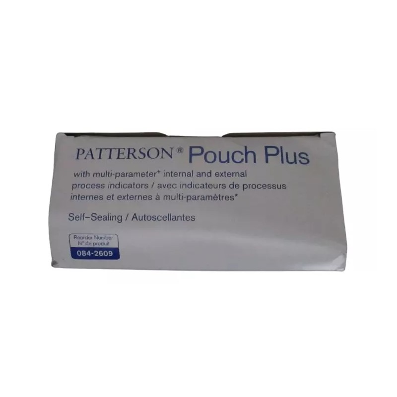 Patterson Dental Sterilization Pouch Plus 3 1/2"x9" Self-Sealing & Indicators