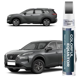 KAD Gun Metallic Touch Up Paint for Nissan, Car Paint Pen Scratch Repair Two-In-One Touch Up Paint, Premium Car Scratch Remover for Deep Scratches