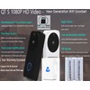 QT S HD Video 1080P Smart Doorbell, Chime & 2