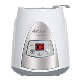 Evenflo Advanced Calentador de Biberones Digital, Sistema de Apagado Automático, Pantalla Digital con Temperatura Ajustable, Compatible con Biberones de Cuello Ancho y Estándar, Libre de BPA