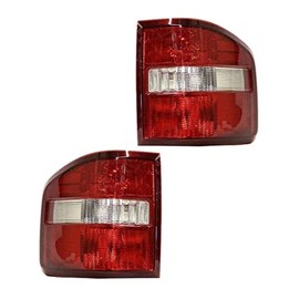 For Ford F-150 2004 05 06 07 2008 Tail Light Driver and Passenger Side | Pair | Flareside | Replacement For FO2800185, FO2801185 | 7L3Z-13405-BA, 7L3Z-13404-BA