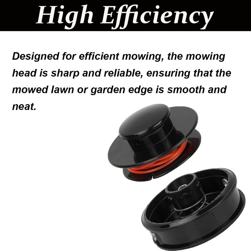 SagaSave Trimmer Head, Mowing Cutter Head Lawn Mower Accessories, Compatible