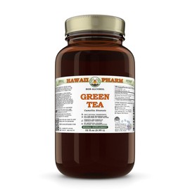 Green Tea (Camellia Sinensis) Dry Leaf Glycerite, Made in Hawaii, All Natural, Vegan, Lab Tested Alcohol-Free Liquid Extract - 32 fl.oz