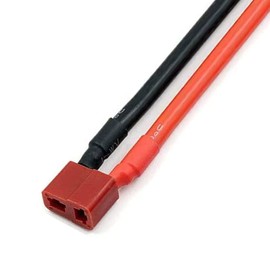 JIECHUN T Plug Jump Starter Cable with Battery T Plug Connector Car Jumper Cable for Emergency Portable Car Jump Start Battery Booster Cable 14AWG50CM Wire