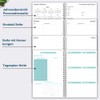 Undated A5 Weekly Planner, Weekly Appointment Calendar with To-Do List,