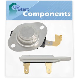 3977767 Dryer Thermostat & 3392519 Dryer Thermal Fuse Replacement for Amana NED4600YQ1 Dryer - Compatible with WP3977767 High Limit Thermostat & WP3392519 Thermal Fuse - UpStart Components Brand