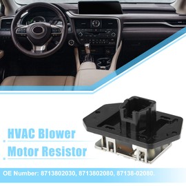 ACROPIX HVAC Blower Motor Resistor AC Blower Control Module Fit for Toyota Corolla 2003-2008 No.8713802030 - Pack of 1 Black