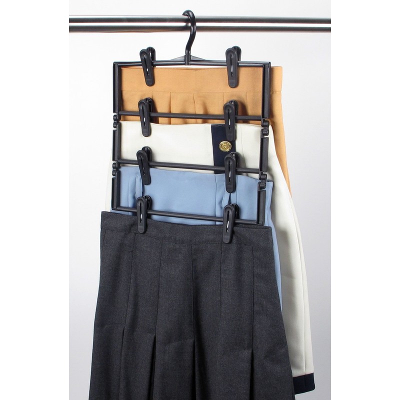 Sawafuji SS-04C-2P Hanger Skirt, Neat, 4 Tiers, Set of 2,