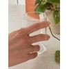 14k ball chain ring daily gold thread ring No. 18