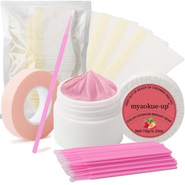 Eyelash Extension Remover Kit - 10ML Strawberry Scented Lash Remover for Lash Extensions | Includes Eye Patch & Microswab Brushes | Gentle Formula, Quick Dissolving, No Irritation(Strawberry)